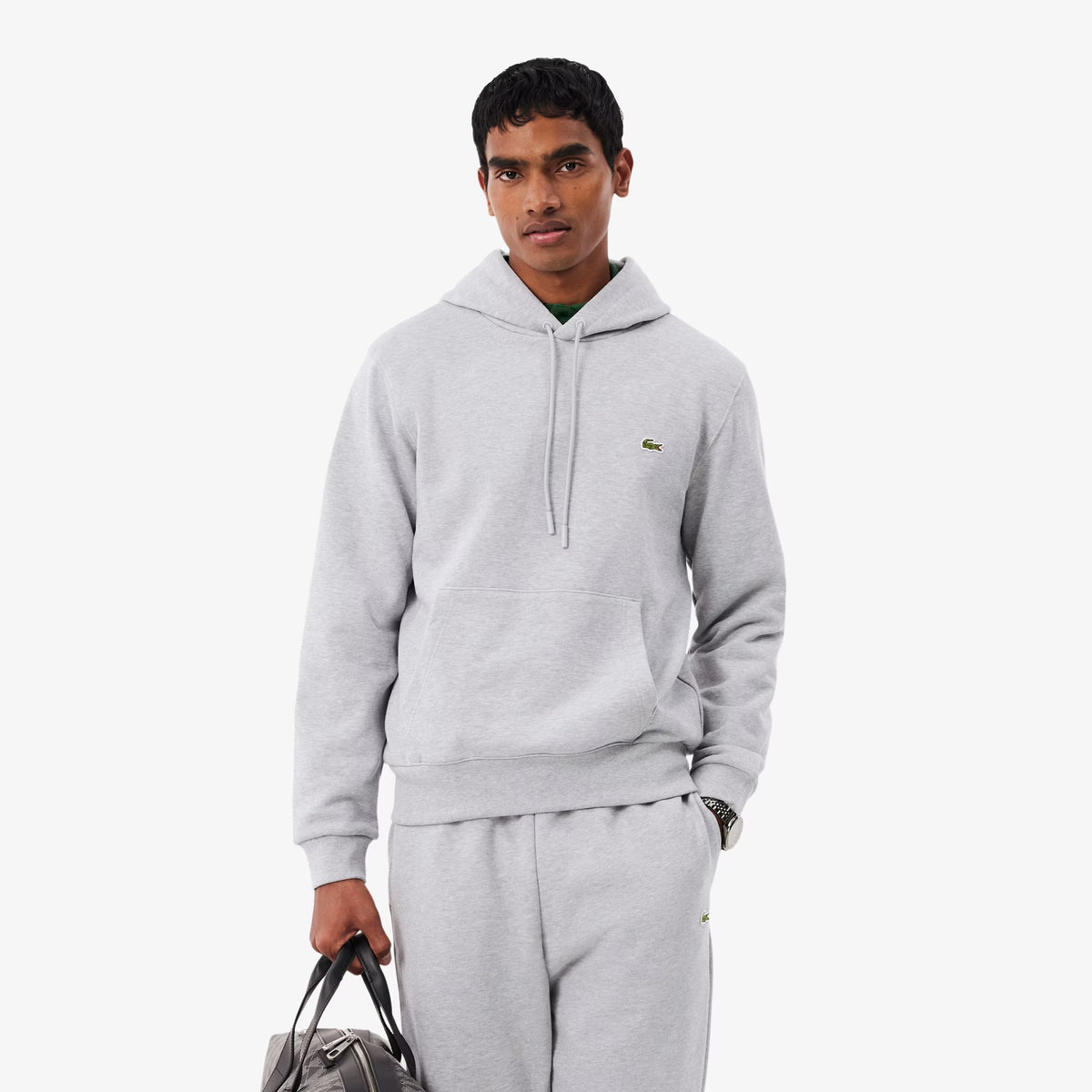 Sudadera con capucha de felpa de algodón