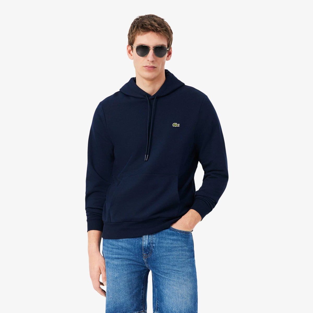 Sudadera con capucha de felpa de algodón